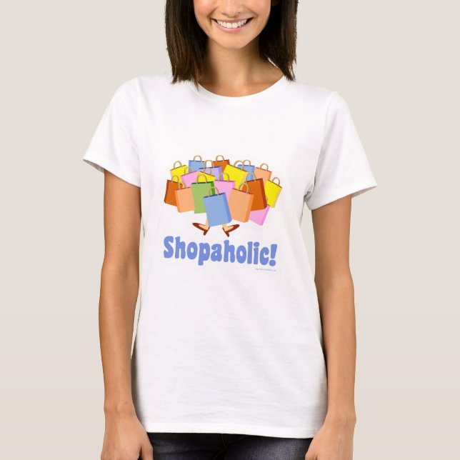 T-shirts Declaração de Compradora Fofa (Frente)