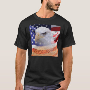 T-shirts Declaração do Orgulho Americano de Bandeira do Org