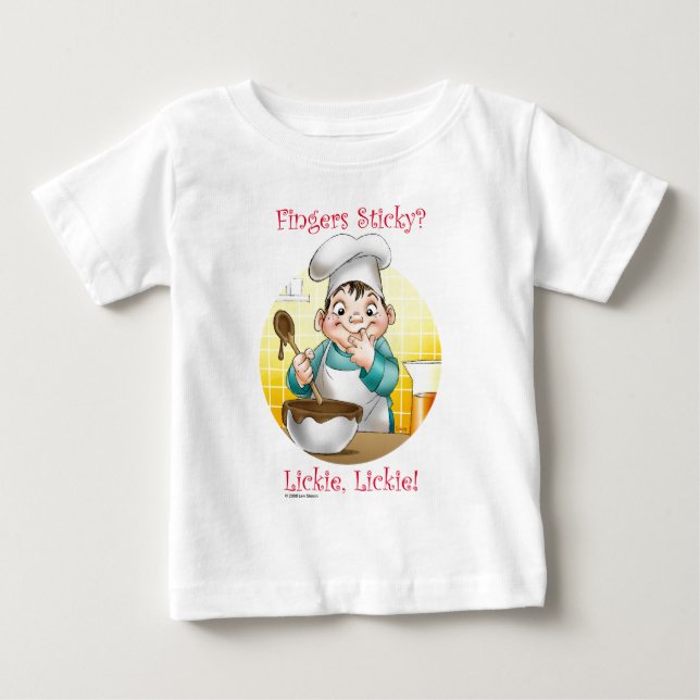T-shirts dedos pegajosos? (Frente)