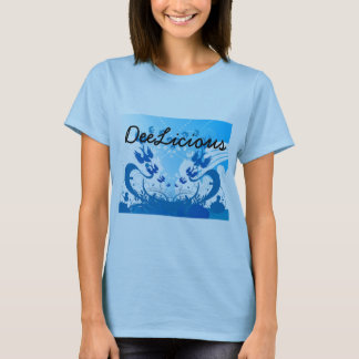 T-shirts DeeLicious azul/design T