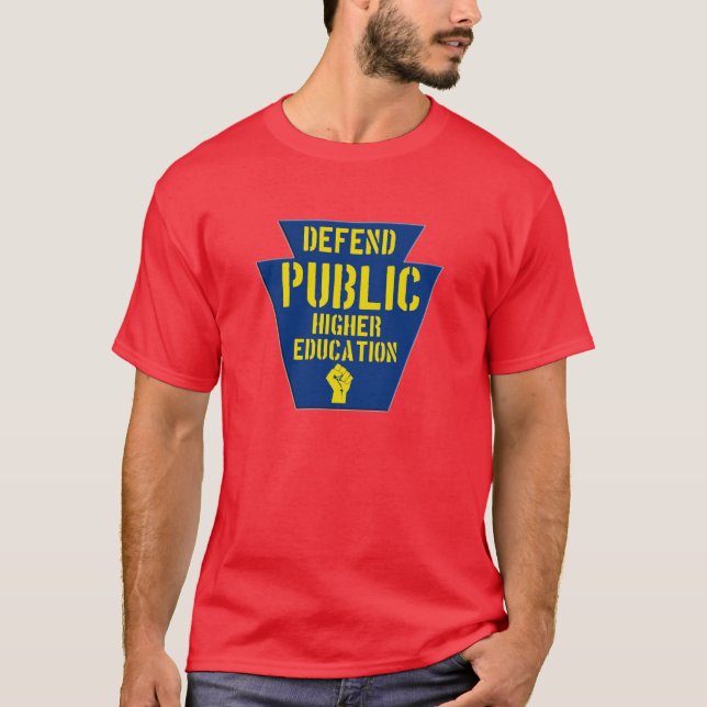 T-shirts Defenda o ensino superior público em PA T escuro (Frente)