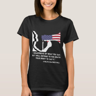 T-shirts Defenda o T das mulheres da liberdade de expressã