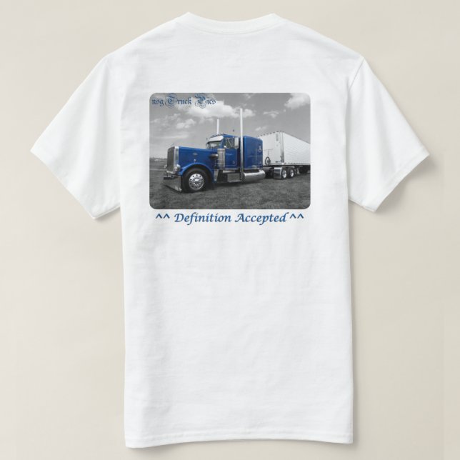 T-shirts Defina Peterbilt 359 (Verso do Design)