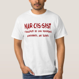 T-shirts Definição Narcisista