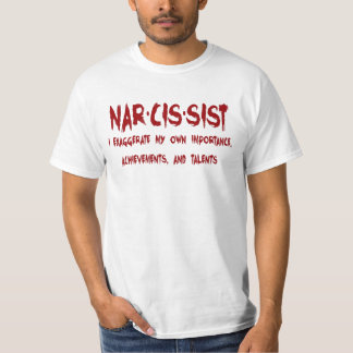 T-shirts Definição Narcisista