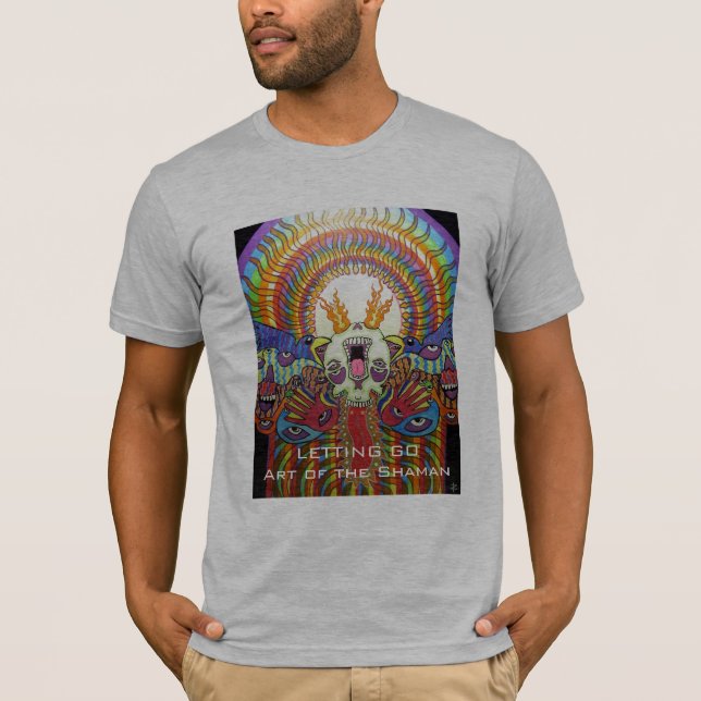 T-shirts Deixar vai arte do ~ do Shaman (Frente)