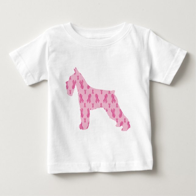T-shirts Deixe Cure o Schnauzer da Faixa de Opções do Cance (Frente)