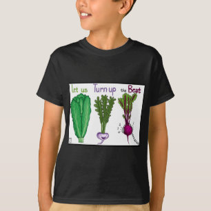 T-shirts Deixe-nos girar acima da batida