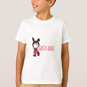 T-shirts Deixe-nos rolar! Rolo Derby
