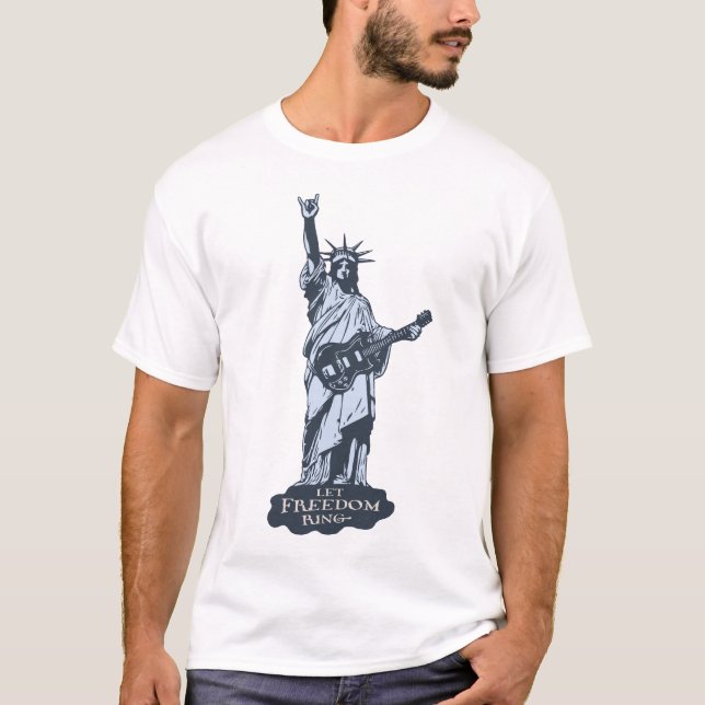 T-shirts Deixe o anel da liberdade (Frente)