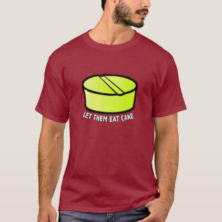 T-shirts Deixe-os comer o bolo