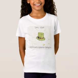 T-shirts Deixe os Shenanigans começar Cuties afortunado
