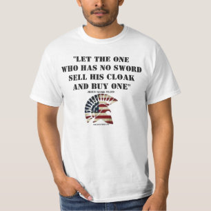 T-shirts Deixe que aquele que não tem espada