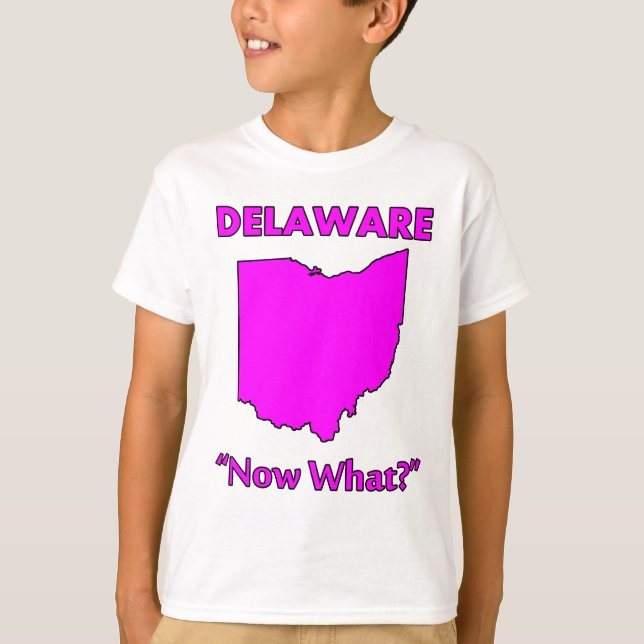 T-shirts Delaware - E agora? (Frente)