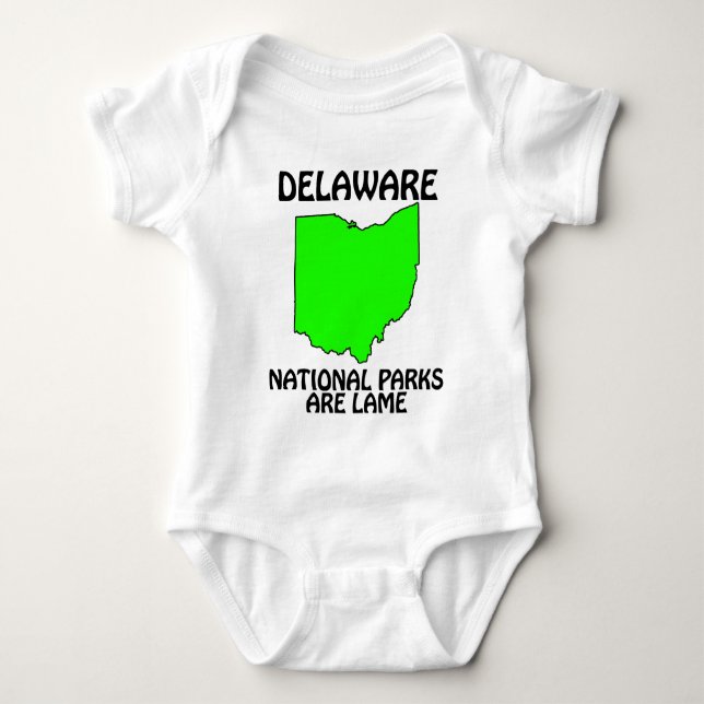 T-shirts Delaware - Parques Nacionais São Chatos (Frente)