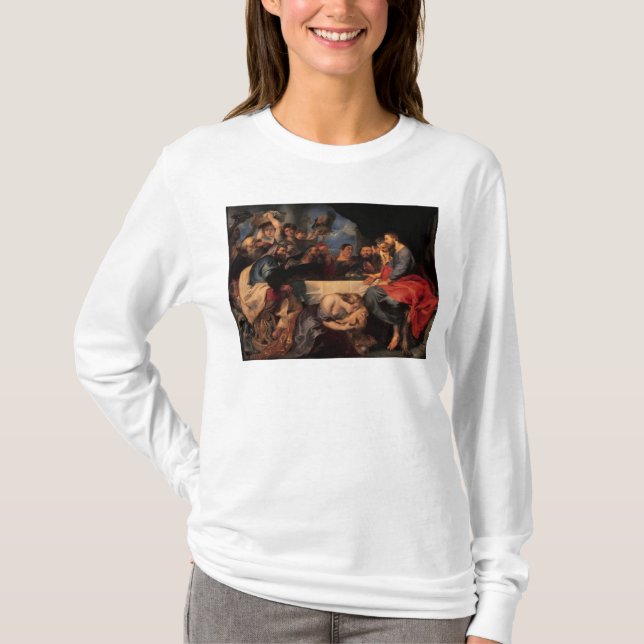 T-shirts Deleite na casa de Simon o Pharisee, c.1620 (Frente)