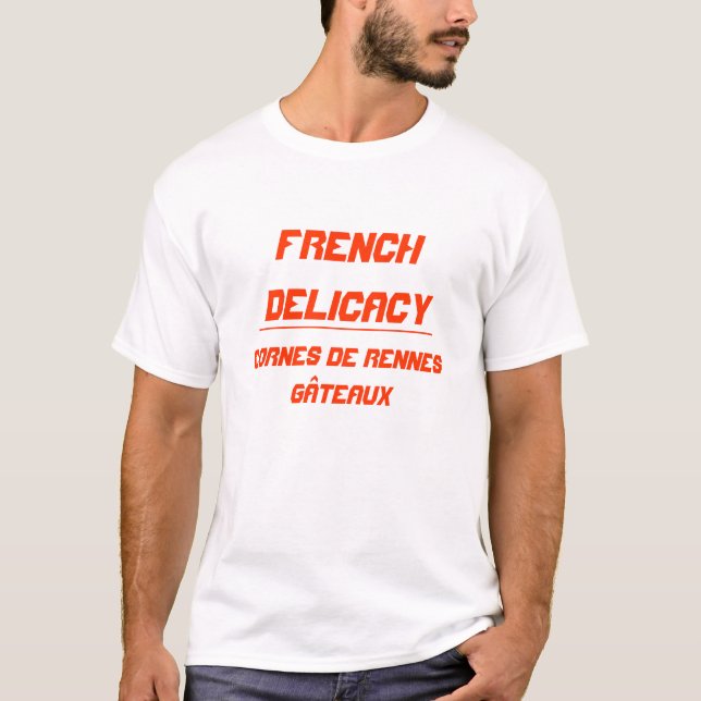 T-shirts Delicada Francesa (Frente)
