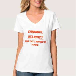 T-shirts Delicadeza canibal mousse de vômito