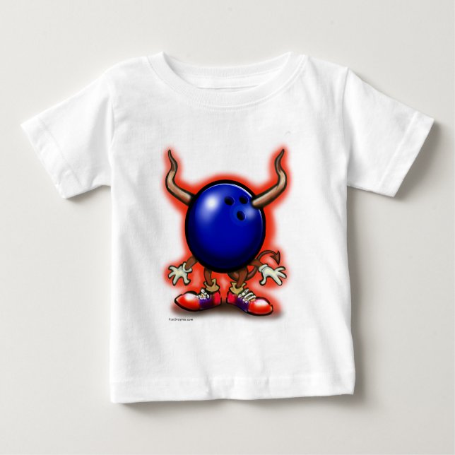 T-shirts Demônio da boliche (Frente)