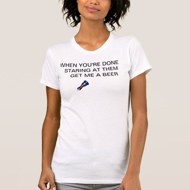 T-shirts Denver H3 obtem-me uma cerveja (Frente)