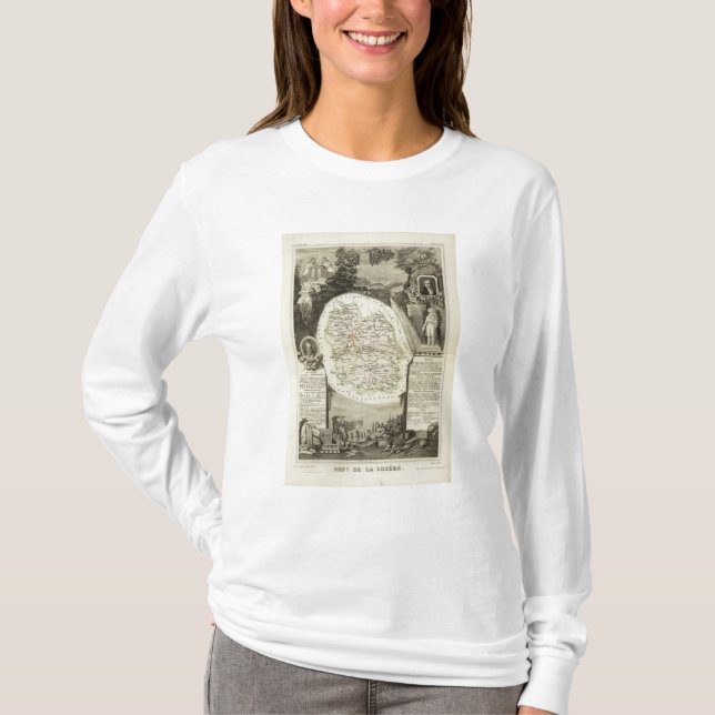 T-shirts Departamento algum Lozere (Frente)