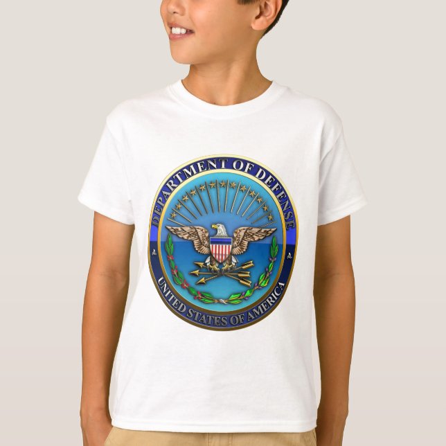 T-shirts Departamento de Defesa dos EUA (DoD) (Frente)