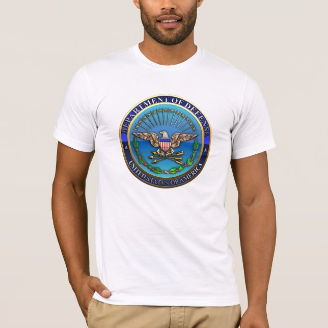 T-shirts Departamento de Defesa dos EUA (DoD) (Frente)