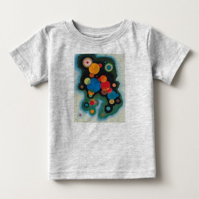 T-shirts Dependido óleo de Abstrato Impulso na Canvas Kandi (Frente)
