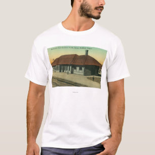 T-shirts Depósito pacífico do sul da estrada de ferro em