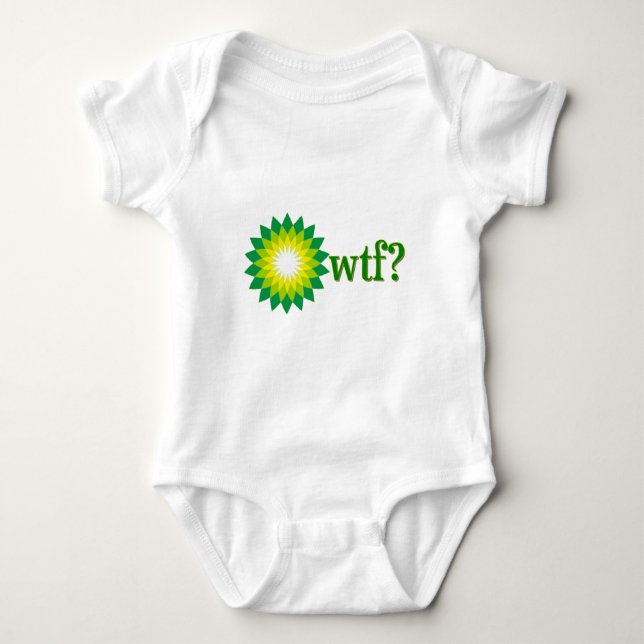 T-SHIRTS DERRAMAR DE ÓLEO WTF DE BP (Frente)