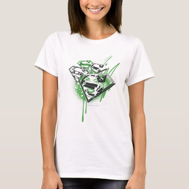 T-shirts Derramares Verdes Supergirl (Frente)