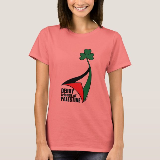 T-shirts Derry Friends of Palestine (Frente)