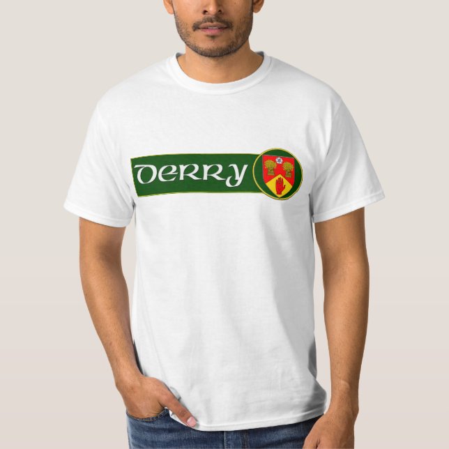 T-shirts Derry. Ireland (Frente)