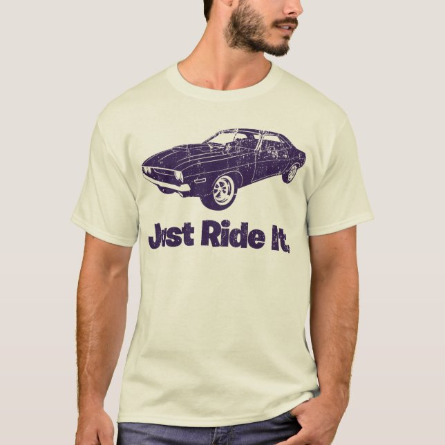T-shirts Desafiador de 1970 Dodge (Frente)