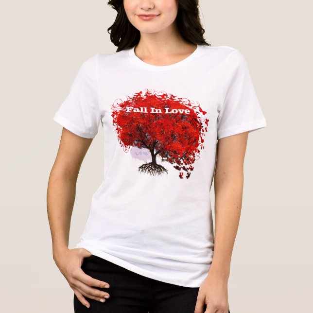 T-shirts Descendo Com Amor Root Roots Quebra-cabeça (Frente)