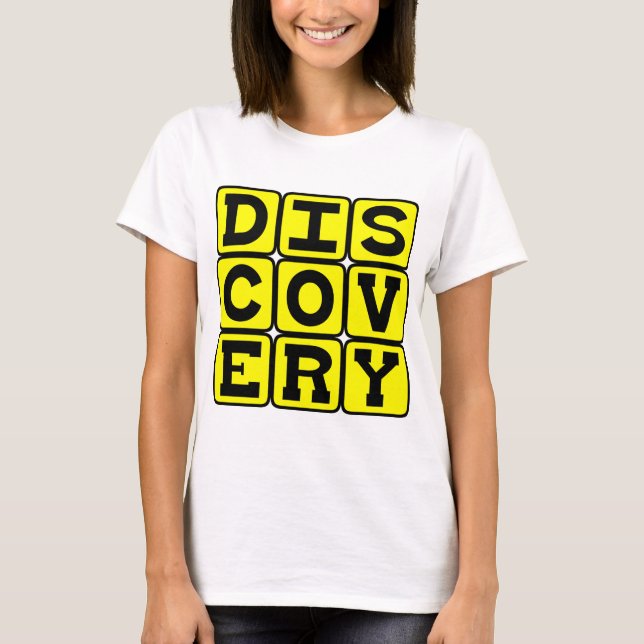 T-shirts Descoberta, Motivacional (Frente)
