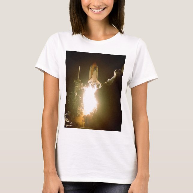 T-SHIRTS DESCOLAGEM DO VAIVÉM ESPACIAL (Frente)