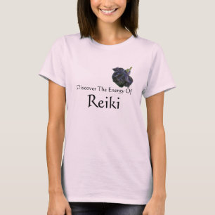 T-shirts Descubra a energia do rosa do roxo de Reiki