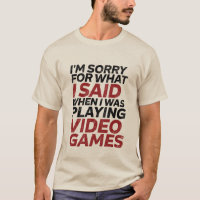 Desculpe pelo que eu disse quando estava jogando c