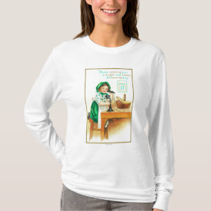 T-shirts Desejando lhe um St Patrick brilhante e feliz