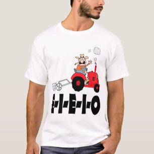 T-shirts desenho animado do old macdonald eieio