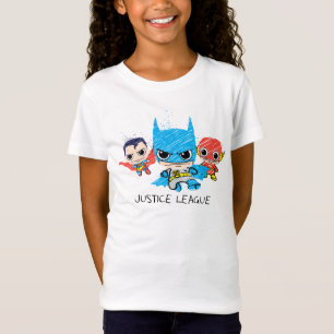 T-shirts Desenho da Mini Justice League