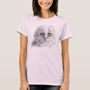 T-shirts Desenho de Owlet excelente Corado