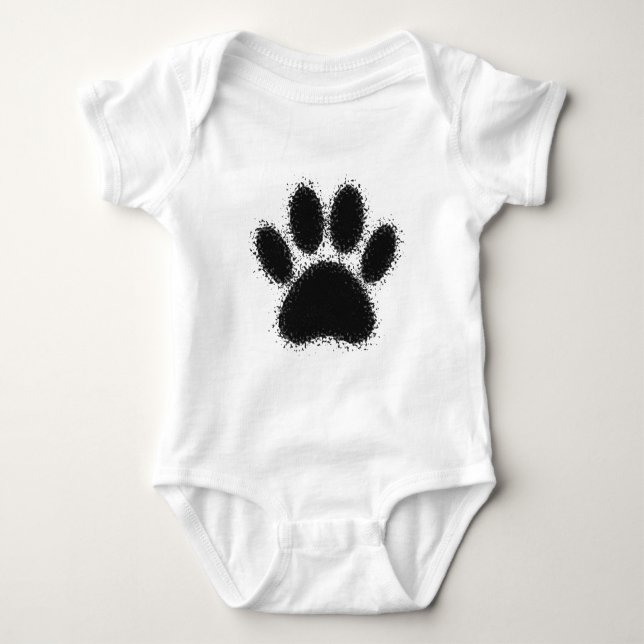 T-shirts Desenho de Pata Cão (Frente)