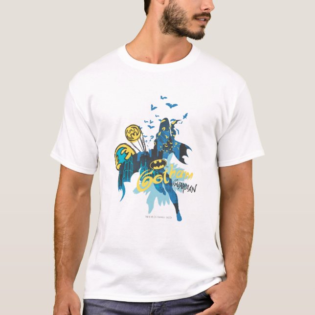 T-shirts Desenho do Notebook Batman Gotham Guardian (Frente)