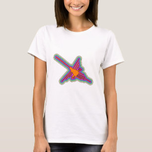 T-shirts Desenho do Peru de Nazca Hummingbird
