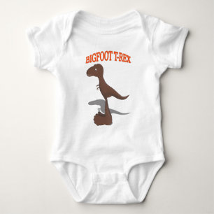 T-shirts Desenho T-Rex de Pé Grande