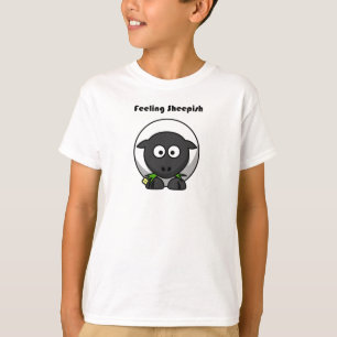 T-shirts Desenhos animados acanhados de sentimento do