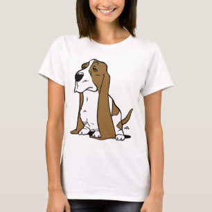 T-shirts Desenhos animados do cão de Basset