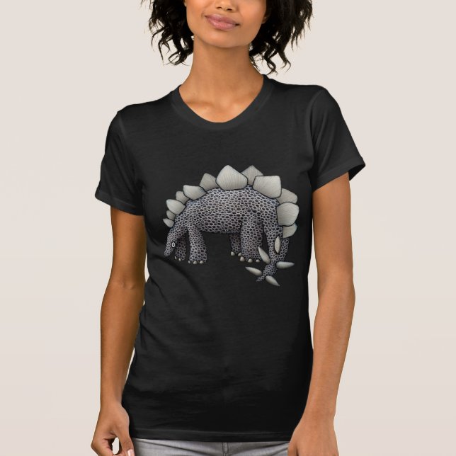 T-shirts Desenhos animados do Stegosaurus (Frente)